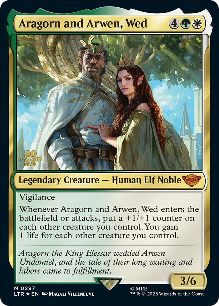 Aragorn and Arwen, Wed [The Lord of the Rings: Tales of Middle-Earth Prerelease Promos] | Jack's On Queen