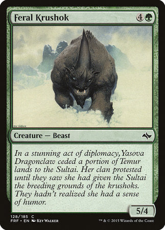 Feral Krushok [Fate Reforged] | Jack's On Queen