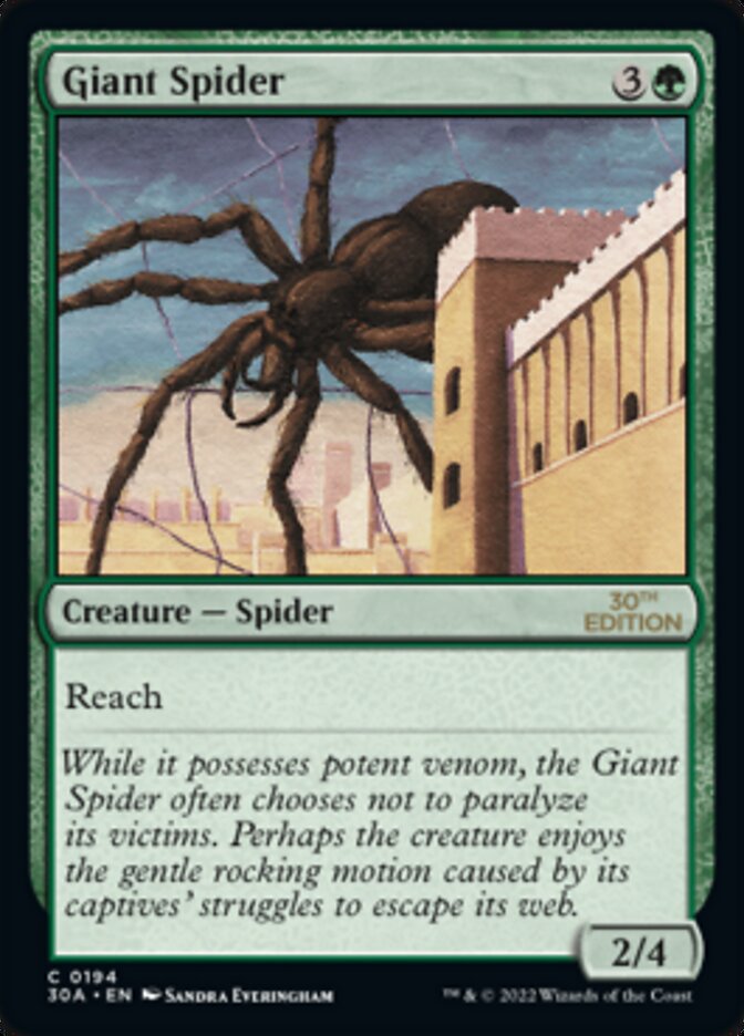 Giant Spider [30th Anniversary Edition] | Jack's On Queen