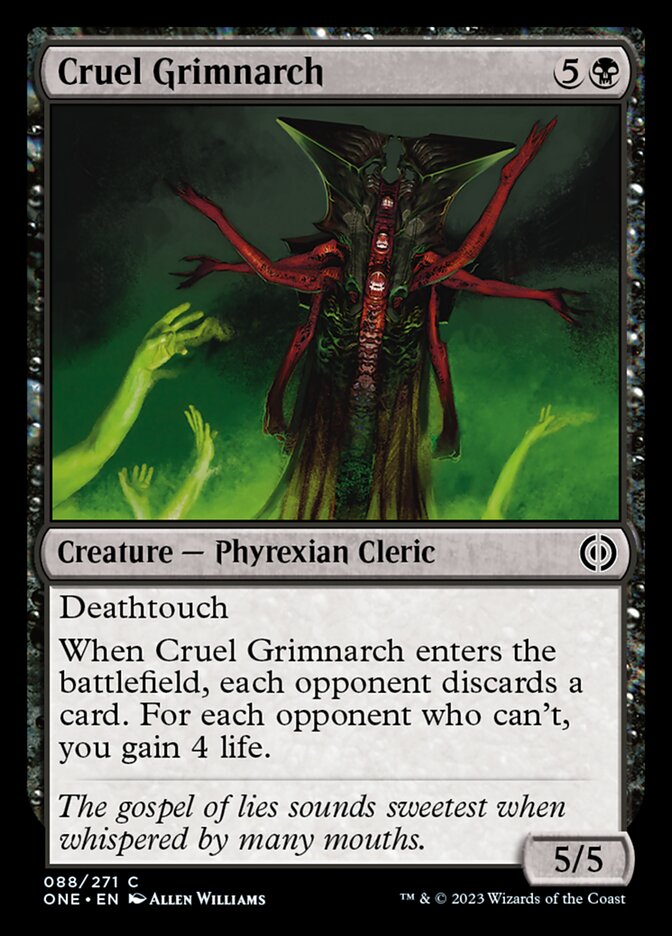 Cruel Grimnarch [Phyrexia: All Will Be One] | Jack's On Queen