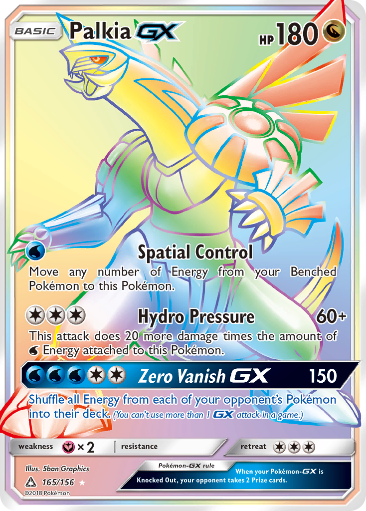 Palkia GX (165/156) [Sun & Moon: Ultra Prism] | Jack's On Queen