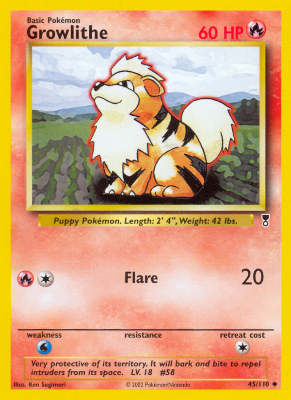 Growlithe (45/110) [Legendary Collection] | Jack's On Queen