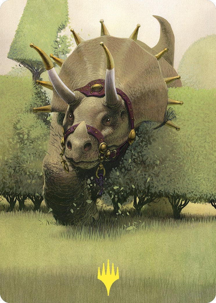 Regal Behemoth Art Card (Gold-Stamped) [Commander Masters Art Series] | Jack's On Queen