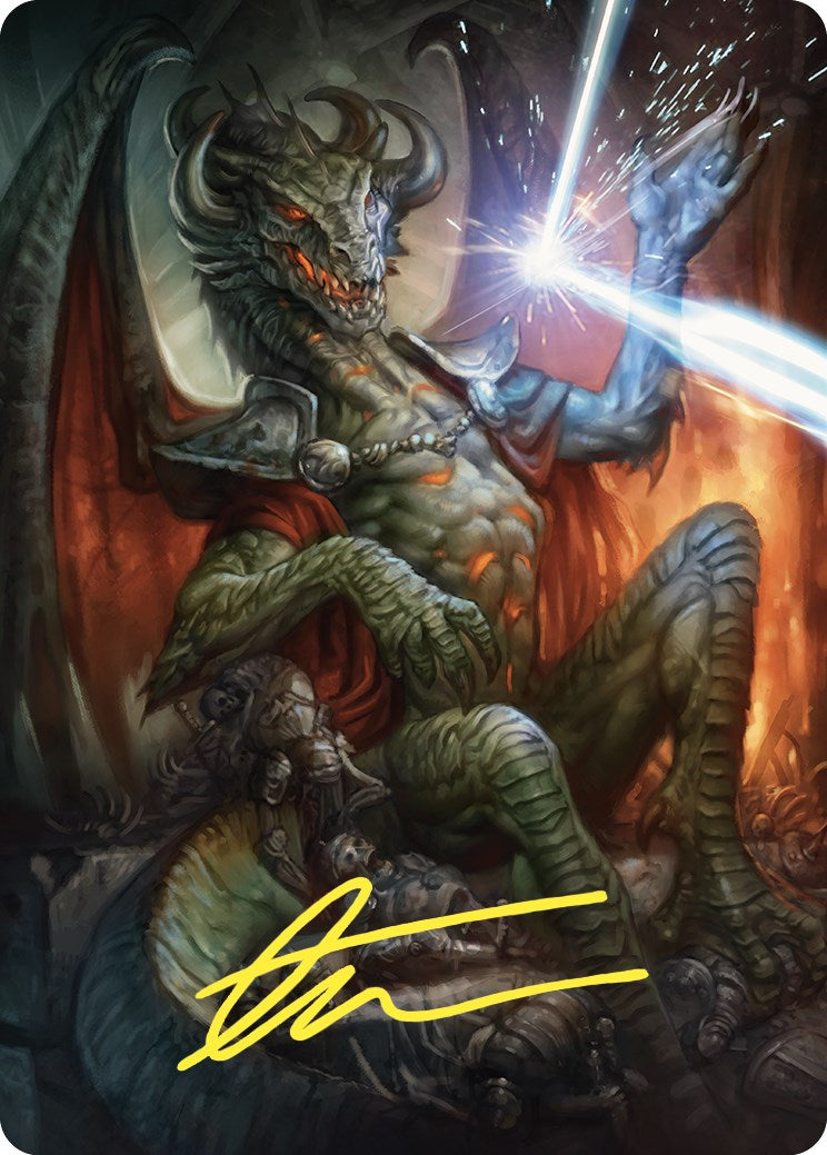 Deflecting Swat Art Card (Gold-Stamped Signature) [Commander Masters Art Series] | Jack's On Queen