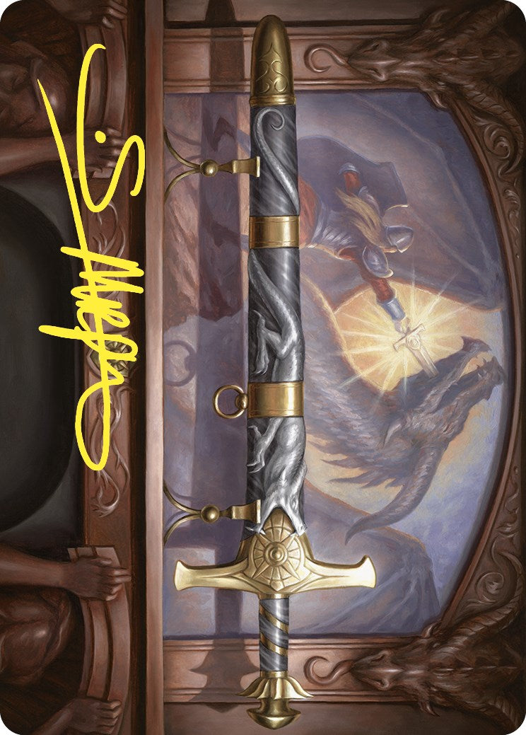 Ancestral Blade Art Card (Gold-Stamped Signature) [Commander Masters Art Series] | Jack's On Queen