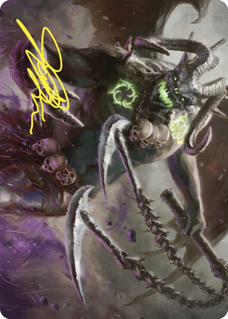 Archfiend of Despair Art Card (Gold-Stamped Signature) [Commander Masters Art Series] | Jack's On Queen
