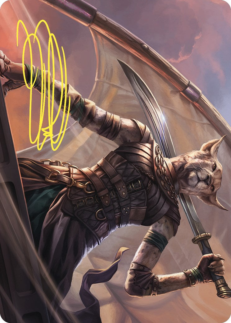 Mirri, Weatherlight Duelist Art Card (Gold-Stamped Signature) [Commander Masters Art Series] | Jack's On Queen