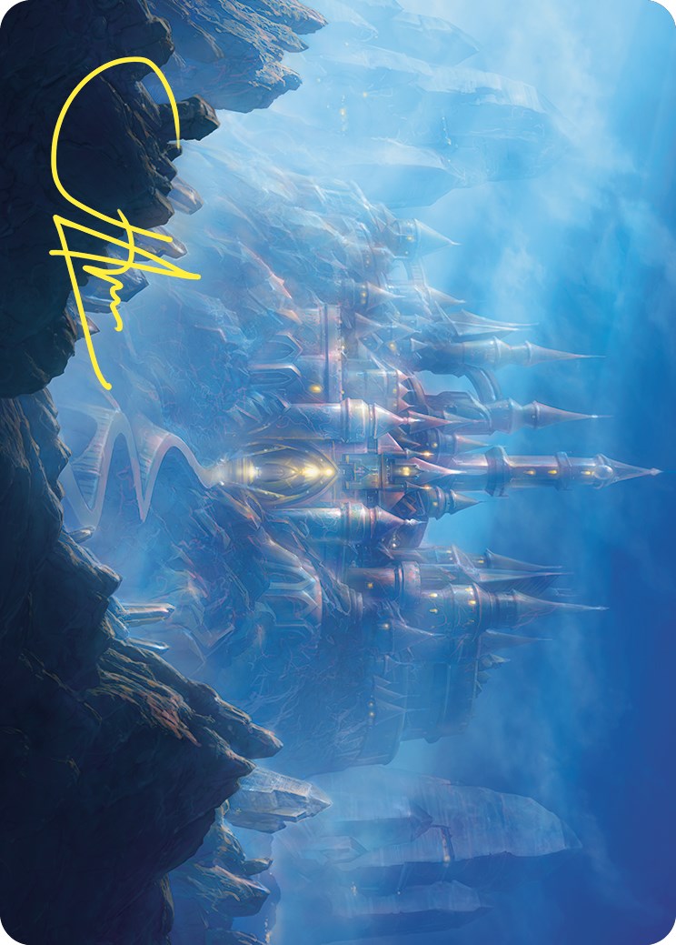 Opal Palace Art Card (Gold-Stamped Signature) [Commander Masters Art Series] | Jack's On Queen