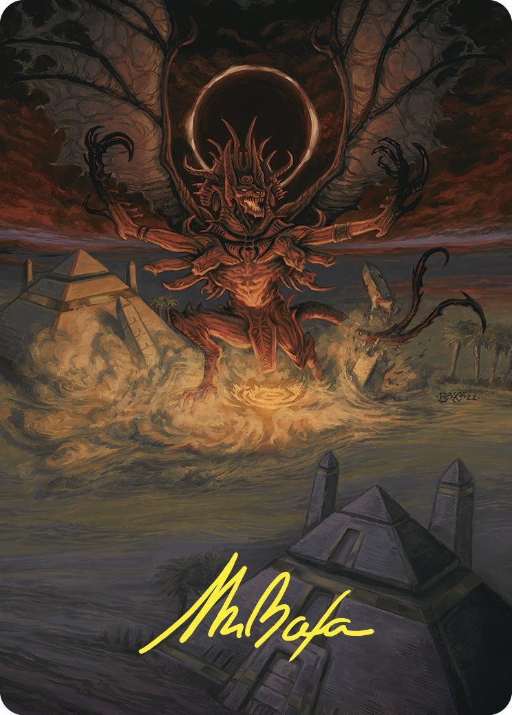 Dread Return Art Card (Gold-Stamped Signature) [Commander Masters Art Series] | Jack's On Queen