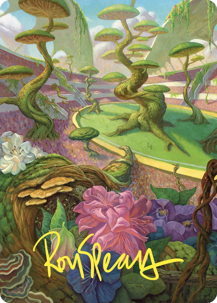 Undergrowth Stadium Art Card (Gold-Stamped Signature) [Commander Masters Art Series] | Jack's On Queen