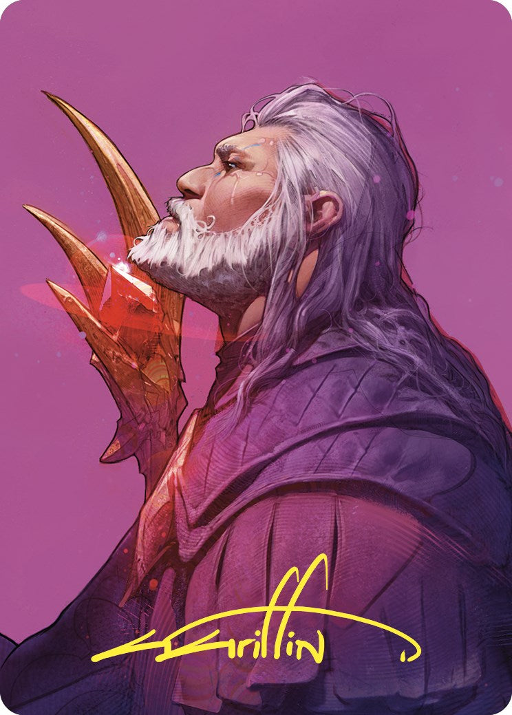 Urza, Lord High Artificer Art Card (Gold-Stamped Signature) [Commander Masters Art Series] | Jack's On Queen