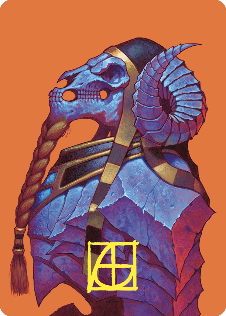 Neheb, the Eternal Art Card (Gold-Stamped Signature) [Commander Masters Art Series] | Jack's On Queen