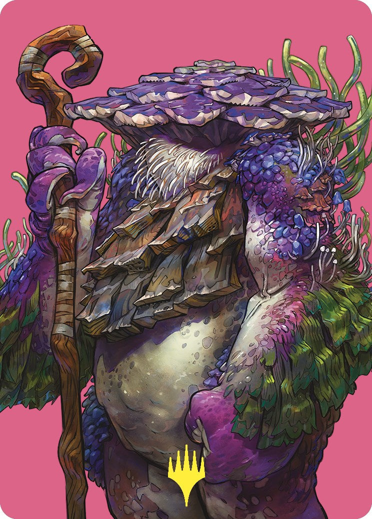 Slimefoot, the Stowaway Art Card (Gold-Stamped) [Commander Masters Art Series] | Jack's On Queen