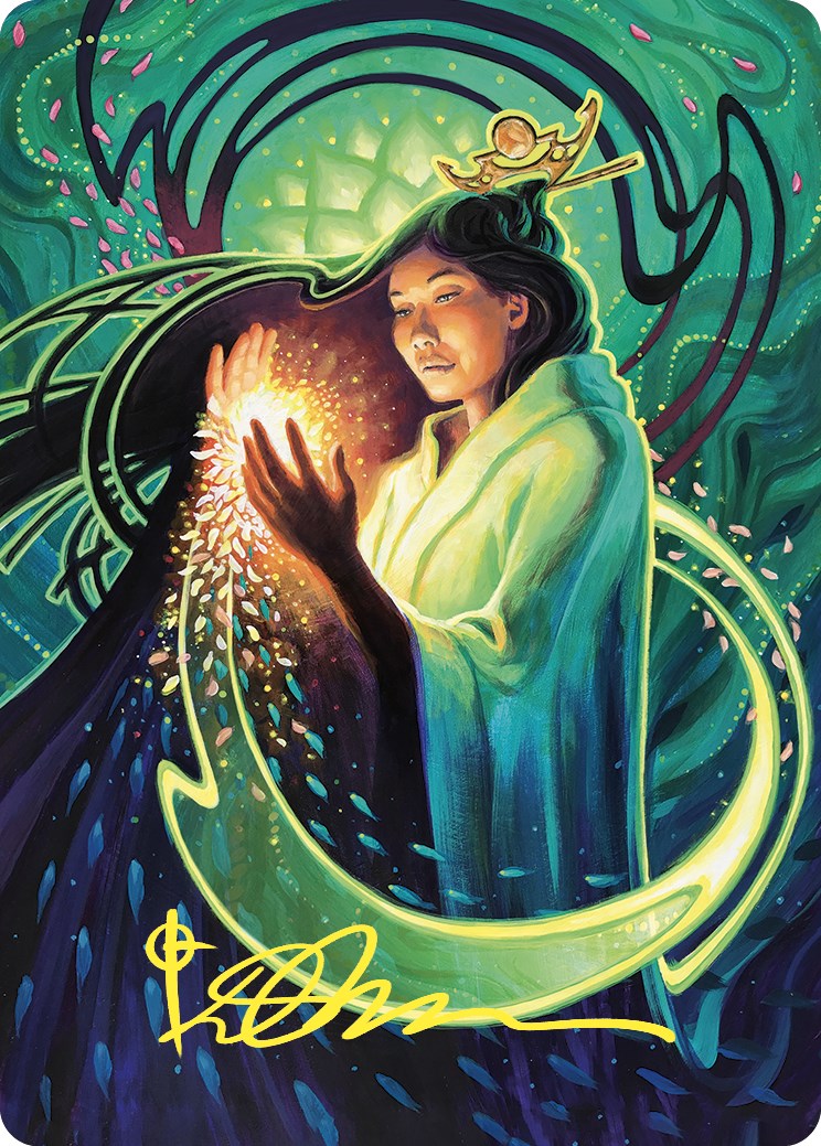 Obscuring Haze Art Card (Gold-Stamped Signature) [Commander Masters Art Series] | Jack's On Queen