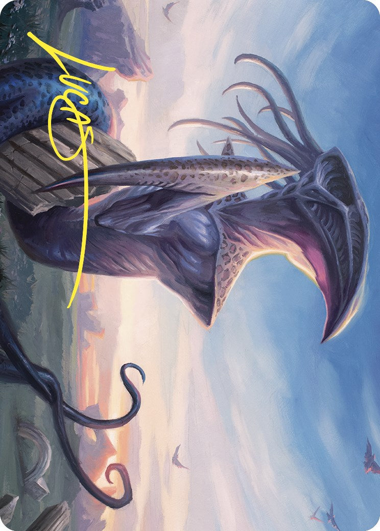 Sentinel Sliver Art Card (Gold-Stamped Signature) [Commander Masters Art Series] | Jack's On Queen