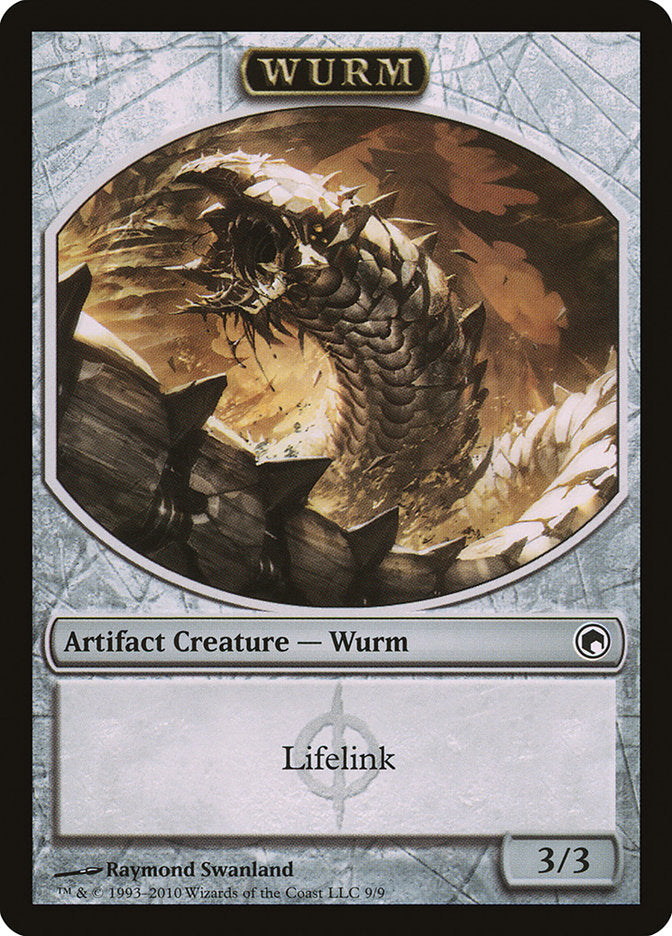 Wurm (Lifelink) [Scars of Mirrodin Tokens] | Jack's On Queen