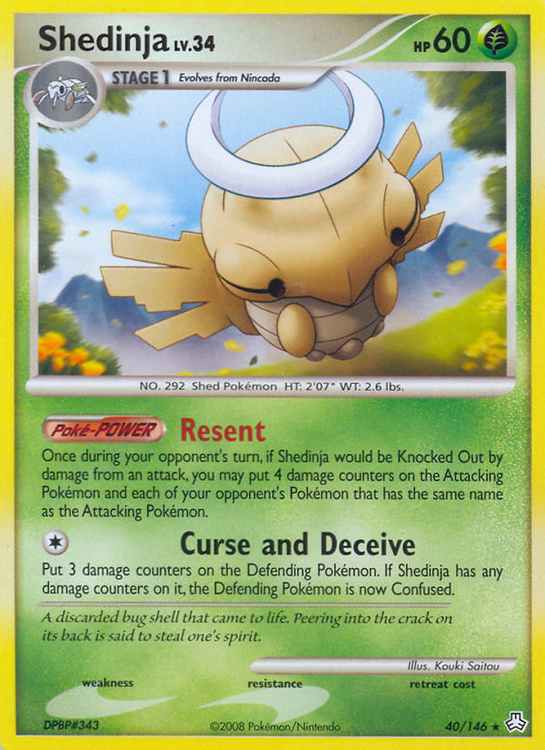 Shedinja (40/146) [Diamond & Pearl: Legends Awakened] | Jack's On Queen