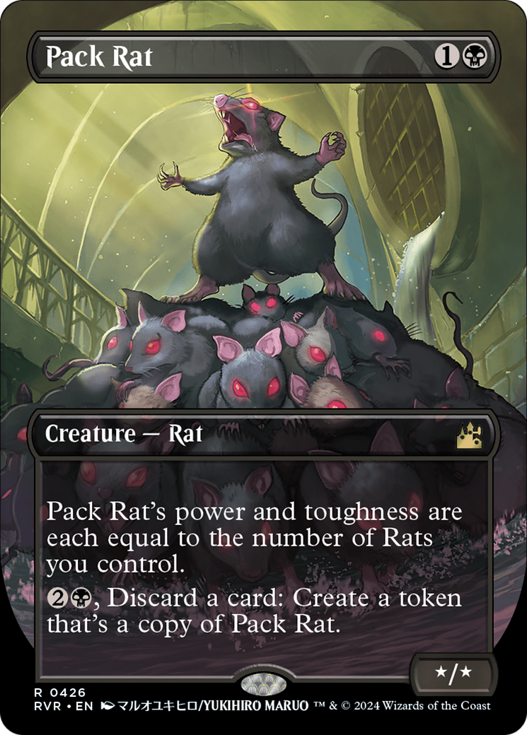 Pack Rat (Anime Borderless) [Ravnica Remastered] | Jack's On Queen