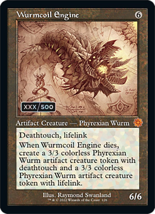 Wurmcoil Engine (Retro Schematic) (Serial Numbered) [The Brothers' War Retro Artifacts] | Jack's On Queen