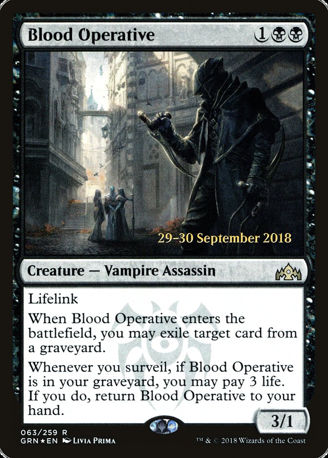 Blood Operative  [Guilds of Ravnica Prerelease Promos] | Jack's On Queen