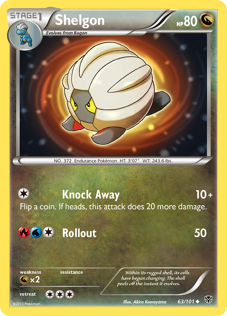 Shelgon (63/101) [Black & White: Plasma Blast] | Jack's On Queen