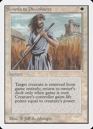 Swords to Plowshares [Unlimited Edition] | Jack's On Queen