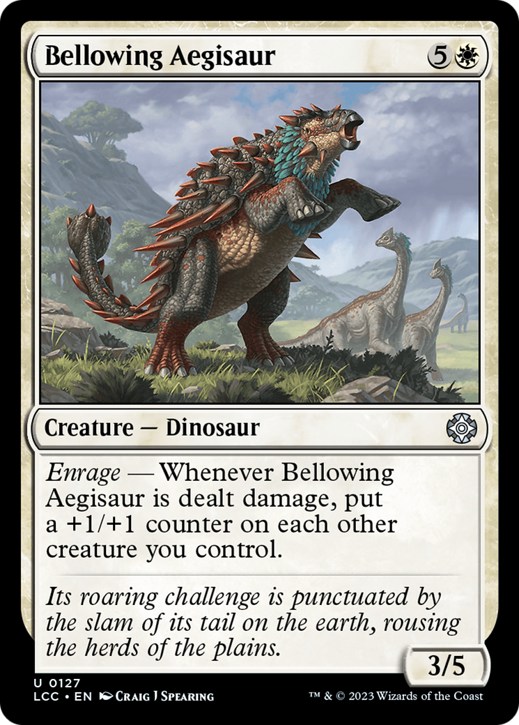 Bellowing Aegisaur [The Lost Caverns of Ixalan Commander] | Jack's On Queen