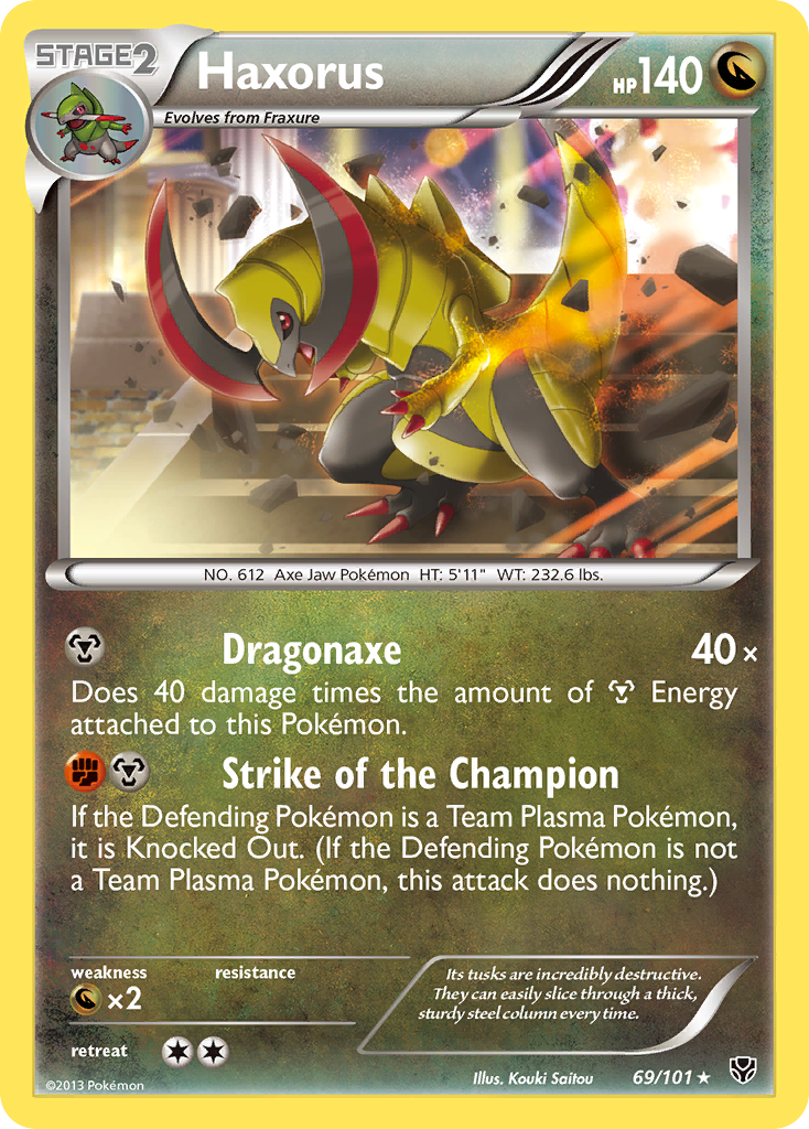 Haxorus (69/101) [Black & White: Plasma Blast] | Jack's On Queen