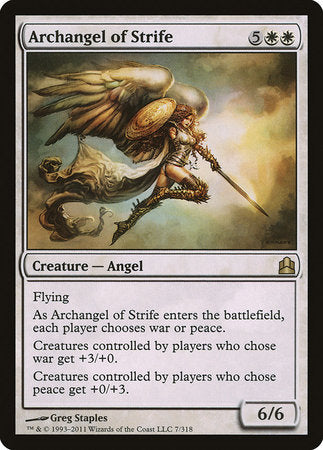 Archangel of Strife [Commander 2011] | Jack's On Queen