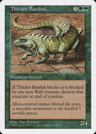 Thicket Basilisk [Fifth Edition] | Jack's On Queen