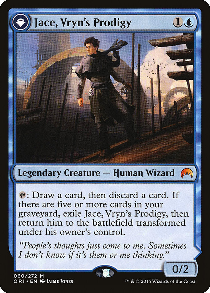 Jace, Vryn's Prodigy // Jace, Telepath Unbound [Magic Origins] | Jack's On Queen