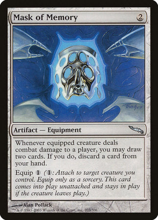 Mask of Memory [Mirrodin] | Jack's On Queen
