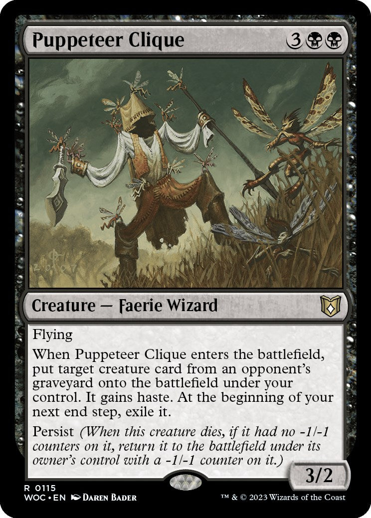 Puppeteer Clique [Wilds of Eldraine Commander] | Jack's On Queen