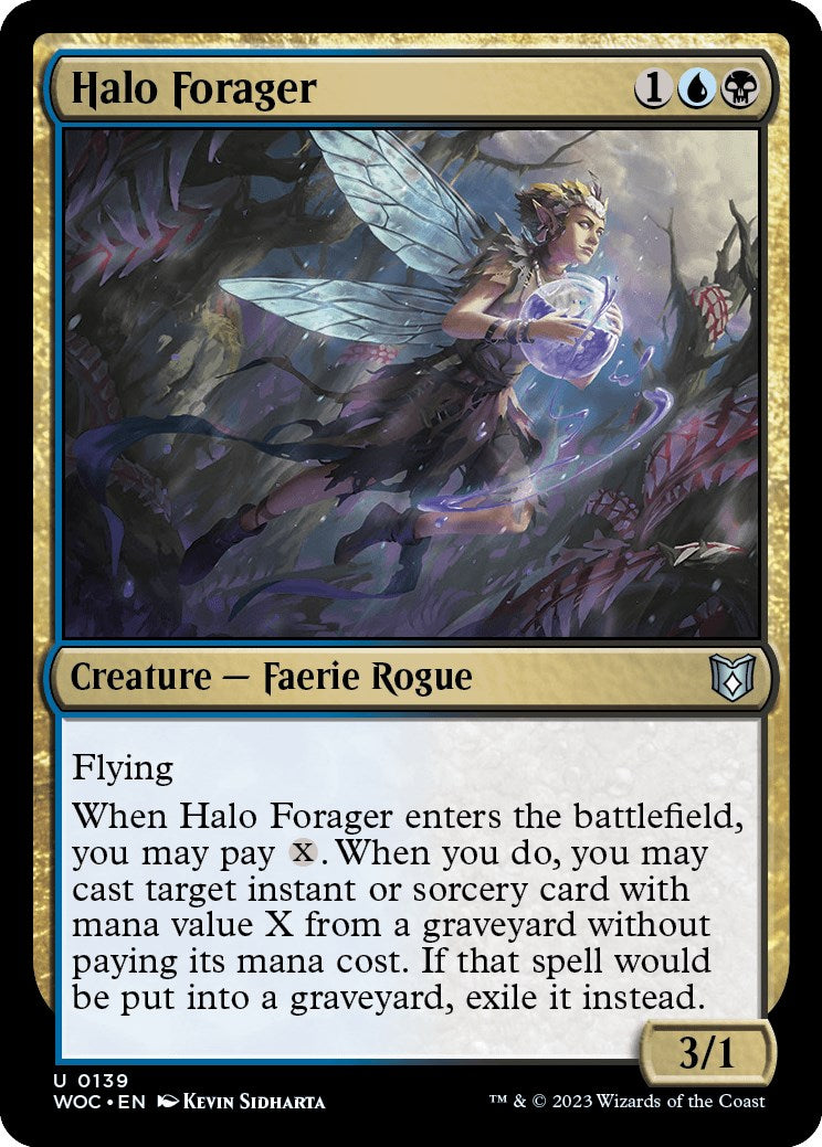 Halo Forager [Wilds of Eldraine Commander] | Jack's On Queen