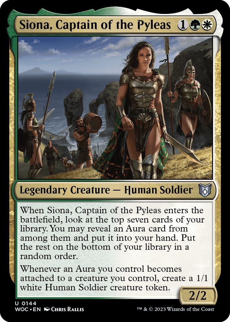 Siona, Captain of the Pyleas [Wilds of Eldraine Commander] | Jack's On Queen