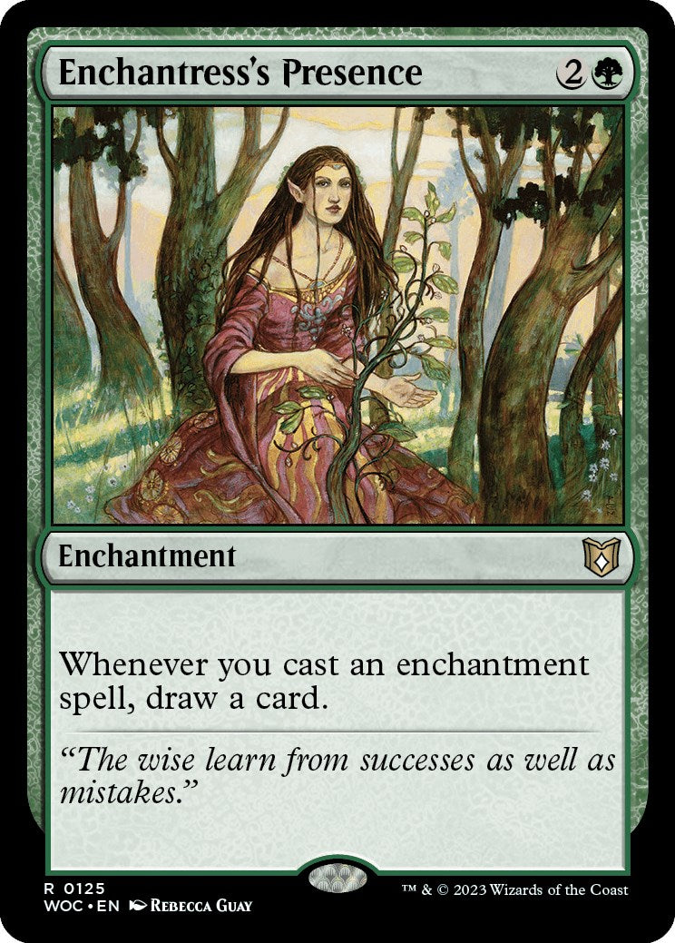 Enchantress's Presence [Wilds of Eldraine Commander] | Jack's On Queen