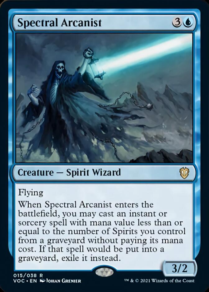 Spectral Arcanist [Innistrad: Crimson Vow Commander] | Jack's On Queen