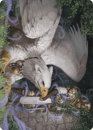 Dutiful Griffin Art Card [Wilds of Eldraine Art Series] | Jack's On Queen