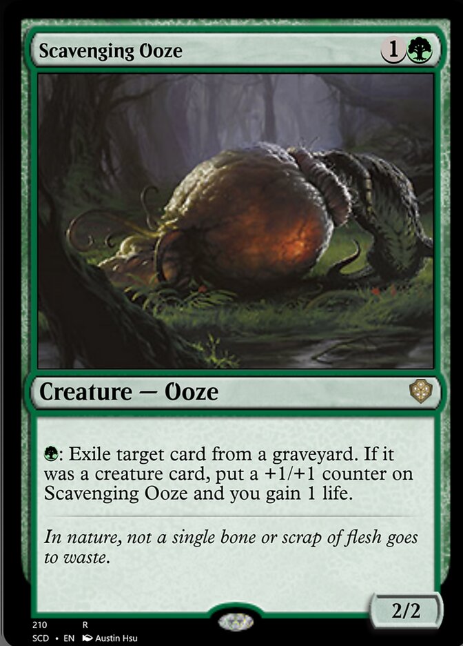 Scavenging Ooze [Starter Commander Decks] | Jack's On Queen