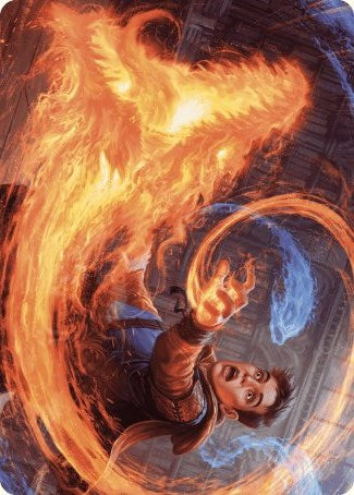 Frantic Firebolt Art Card [Wilds of Eldraine Art Series] | Jack's On Queen