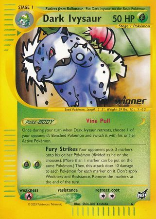 Dark Ivysaur (6) (Winner) [Best of Promos] | Jack's On Queen