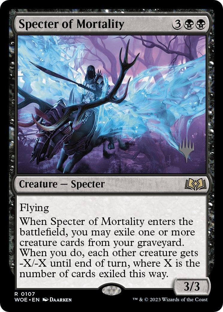 Specter of Mortality (Promo Pack) [Wilds of Eldraine Promos] | Jack's On Queen