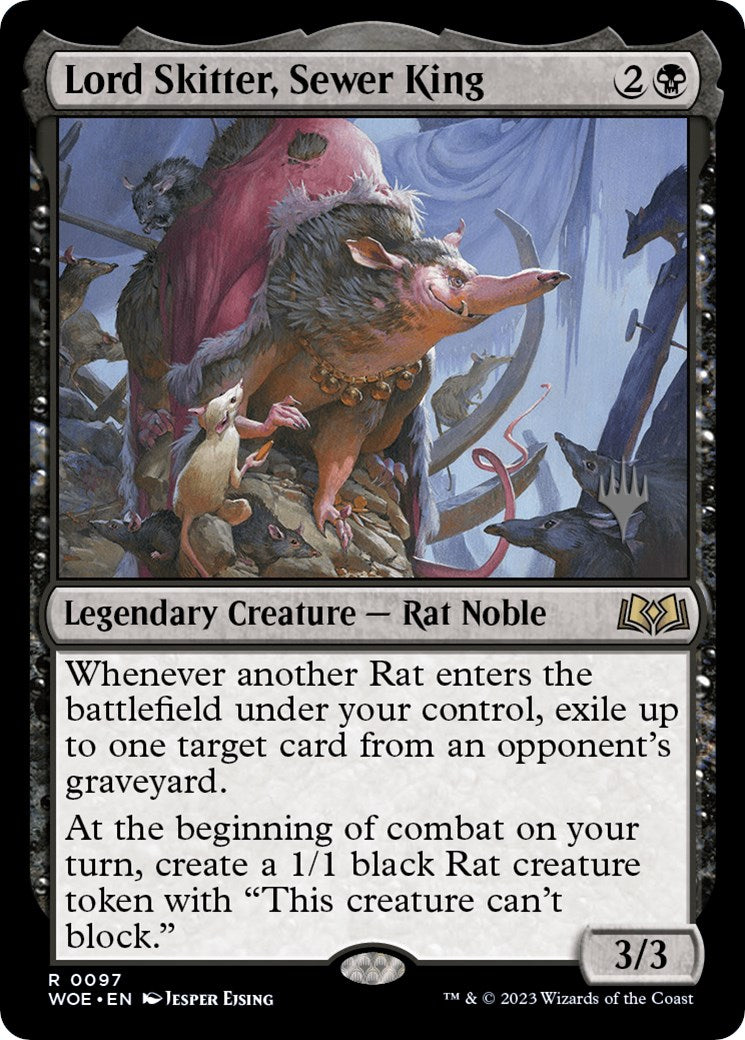 Lord Skitter, Sewer King (Promo Pack) [Wilds of Eldraine Promos] | Jack's On Queen