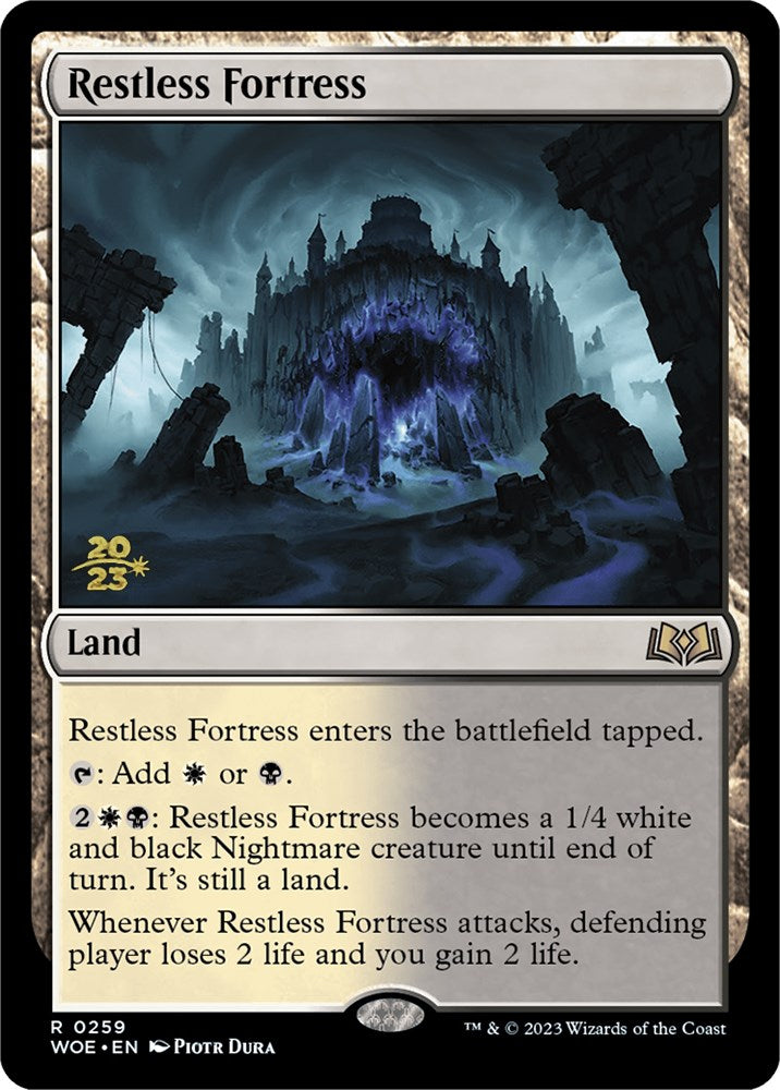 Restless Fortress [Wilds of Eldraine Prerelease Promos] | Jack's On Queen