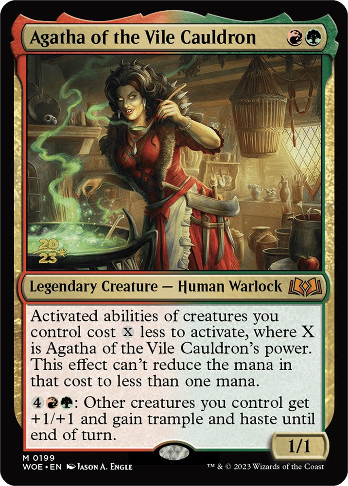 Agatha of the Vile Cauldron [Wilds of Eldraine Prerelease Promos] | Jack's On Queen