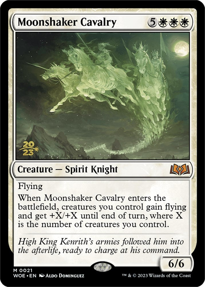 Moonshaker Cavalry [Wilds of Eldraine Prerelease Promos] | Jack's On Queen