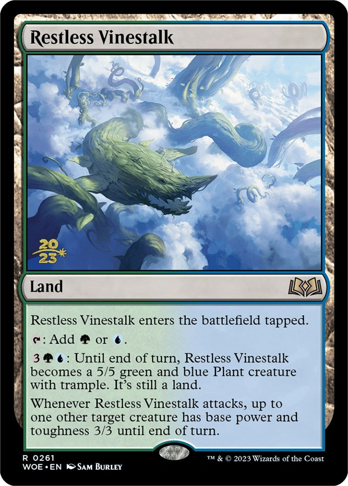 Restless Vinestalk [Wilds of Eldraine Prerelease Promos] | Jack's On Queen