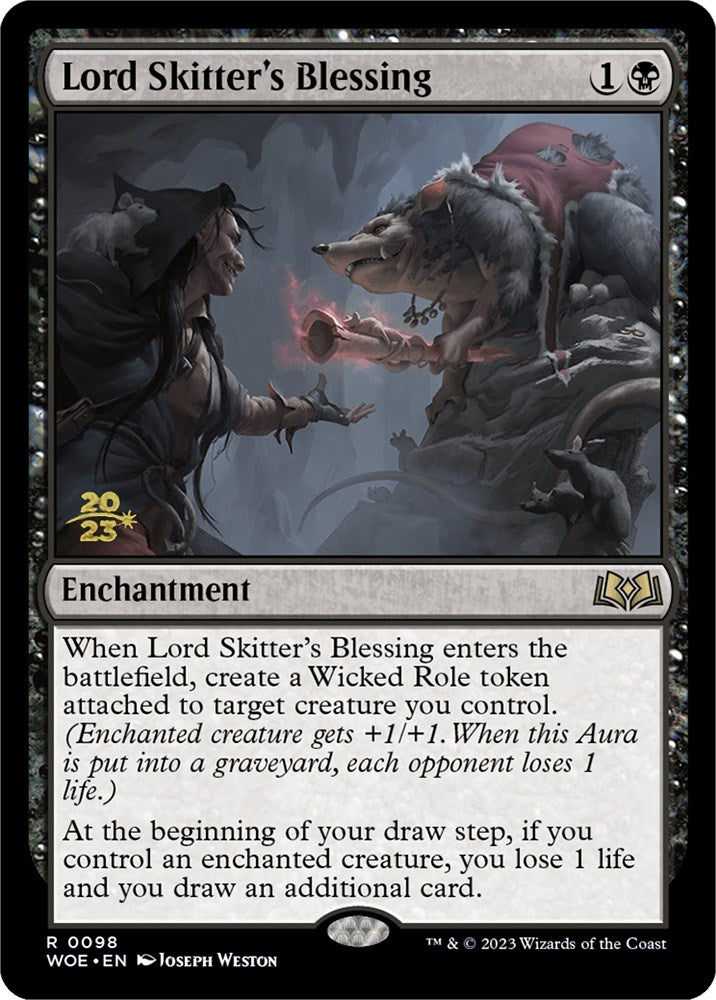 Lord Skitter's Blessing [Wilds of Eldraine Prerelease Promos] | Jack's On Queen