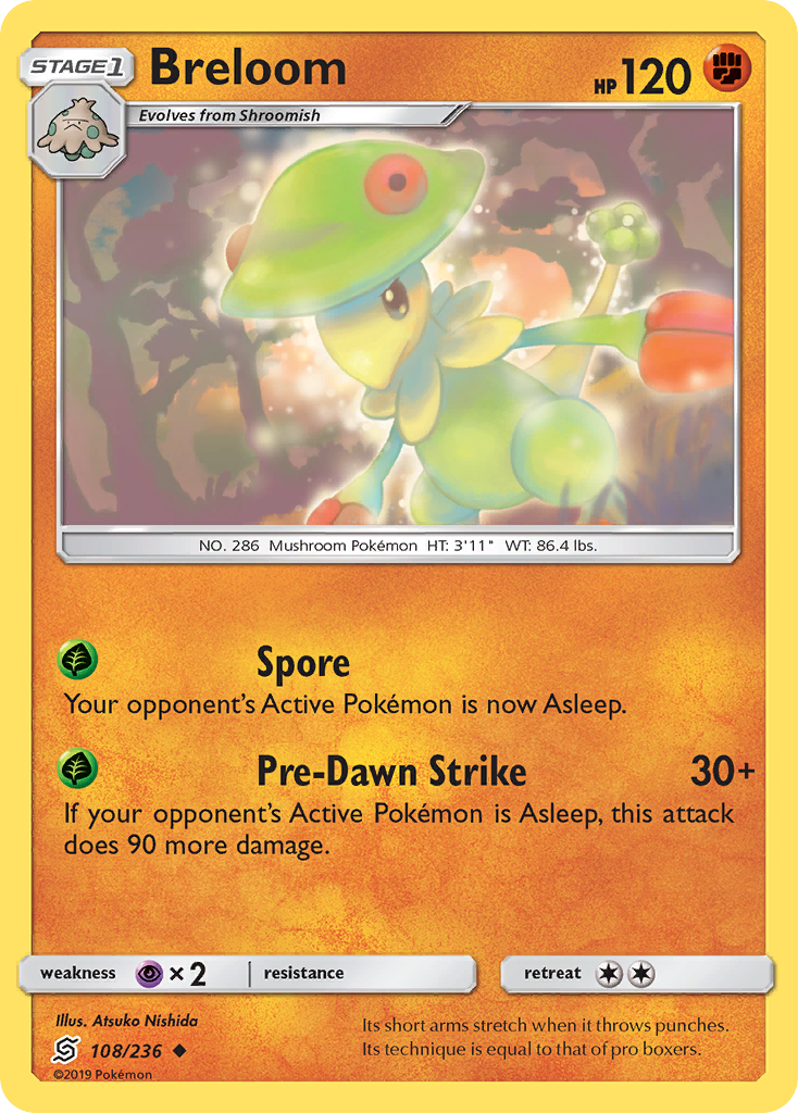 Breloom (108/236) [Sun & Moon: Unified Minds] | Jack's On Queen