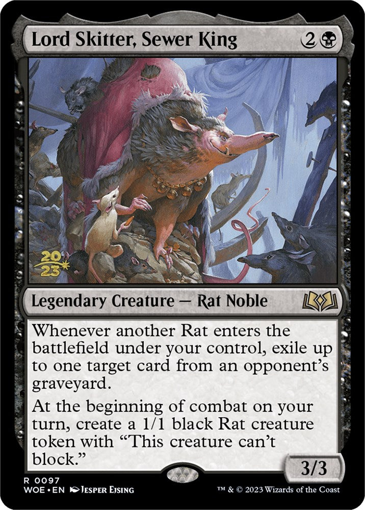 Lord Skitter, Sewer King [Wilds of Eldraine Prerelease Promos] | Jack's On Queen